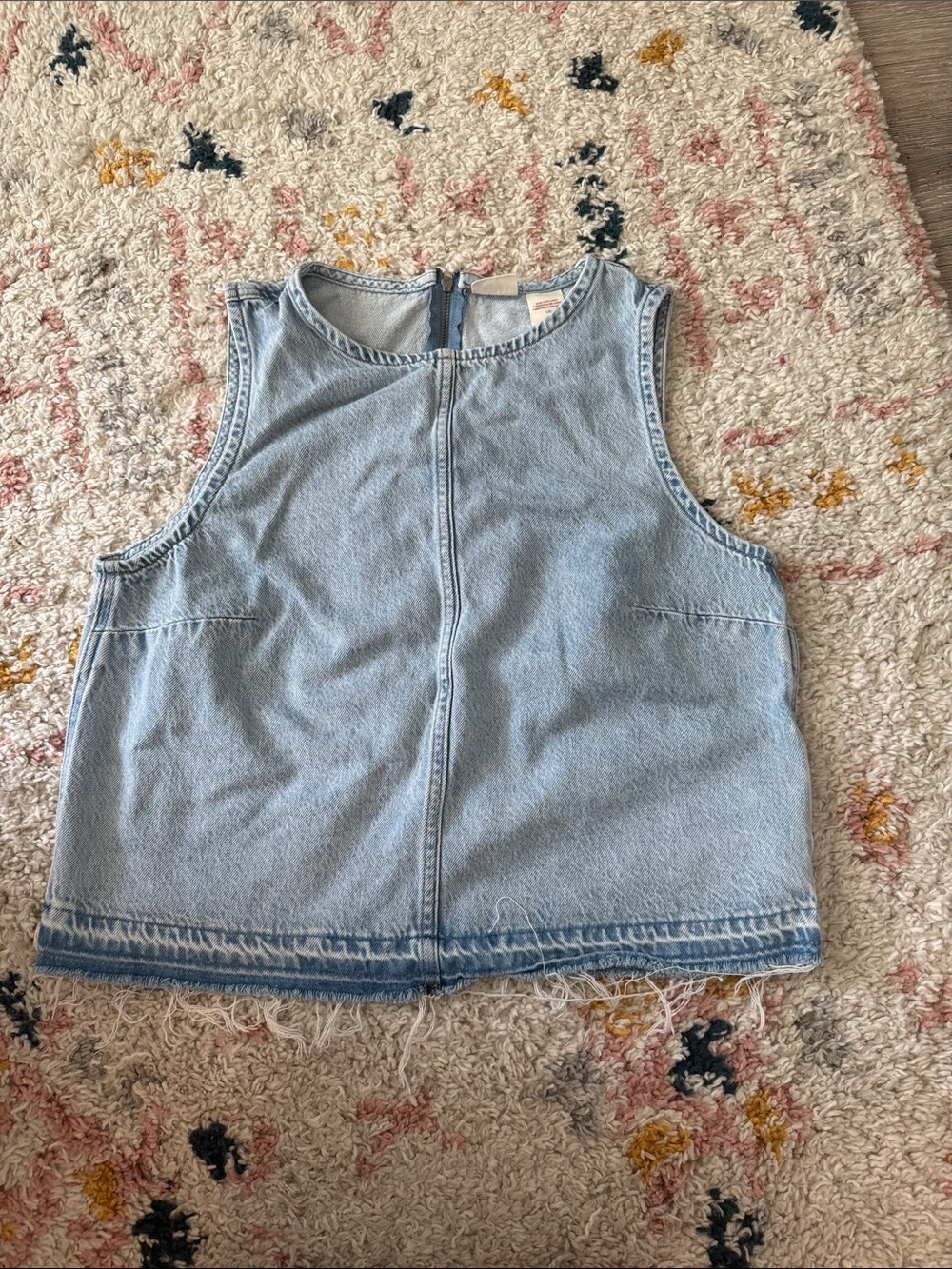 Levi's Light Blue Denim Tank Top